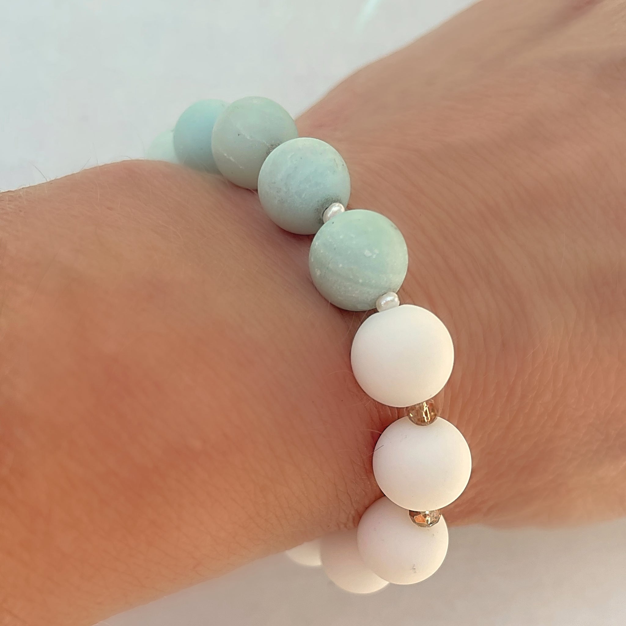 “Yin Yang Blue/White” Bracelet