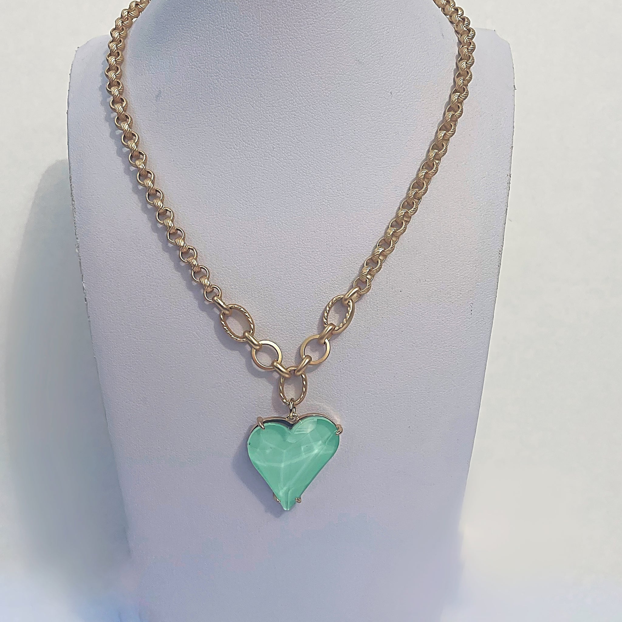 “Iris Heart” Necklace