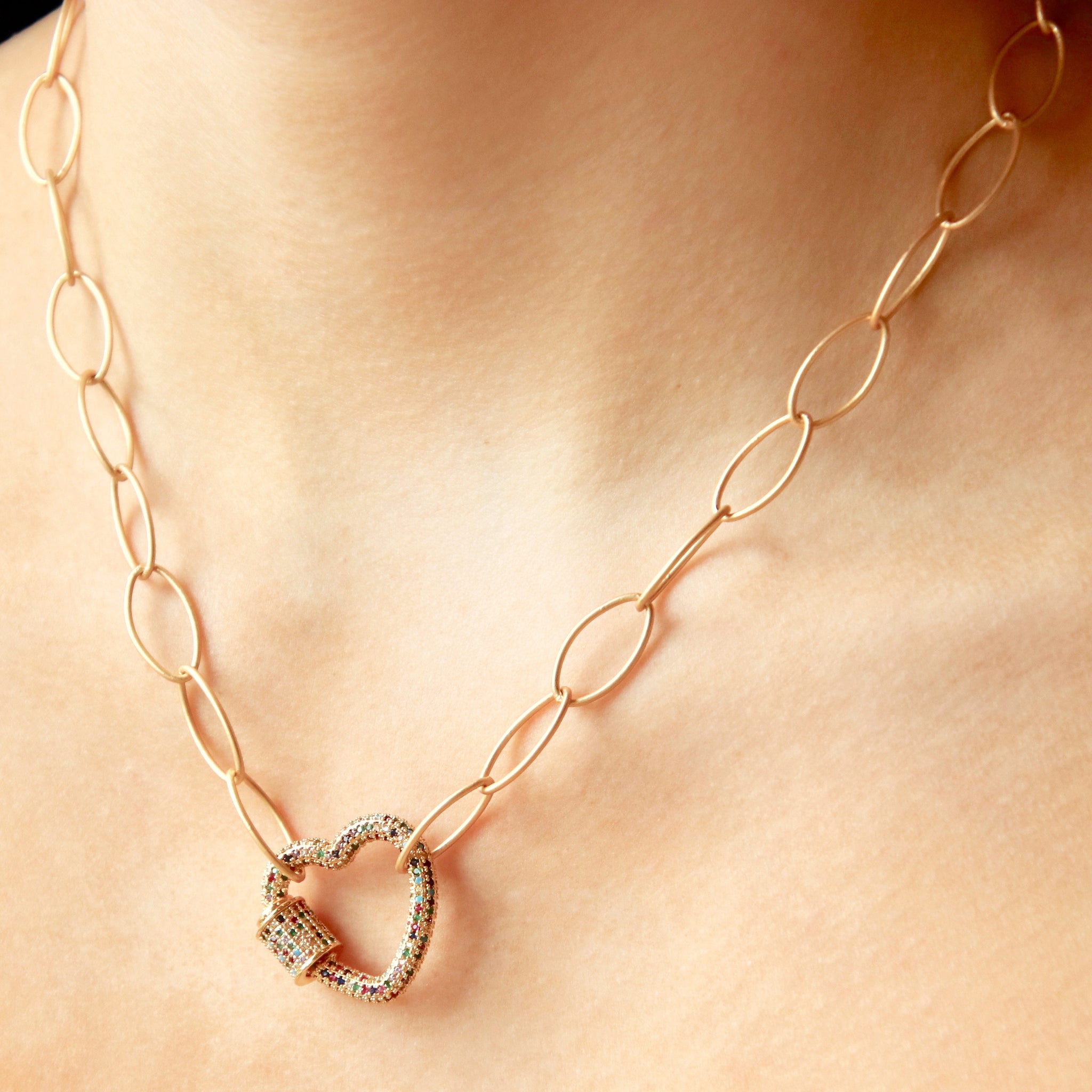 “Hannah’s Heart Of Gold” Necklace